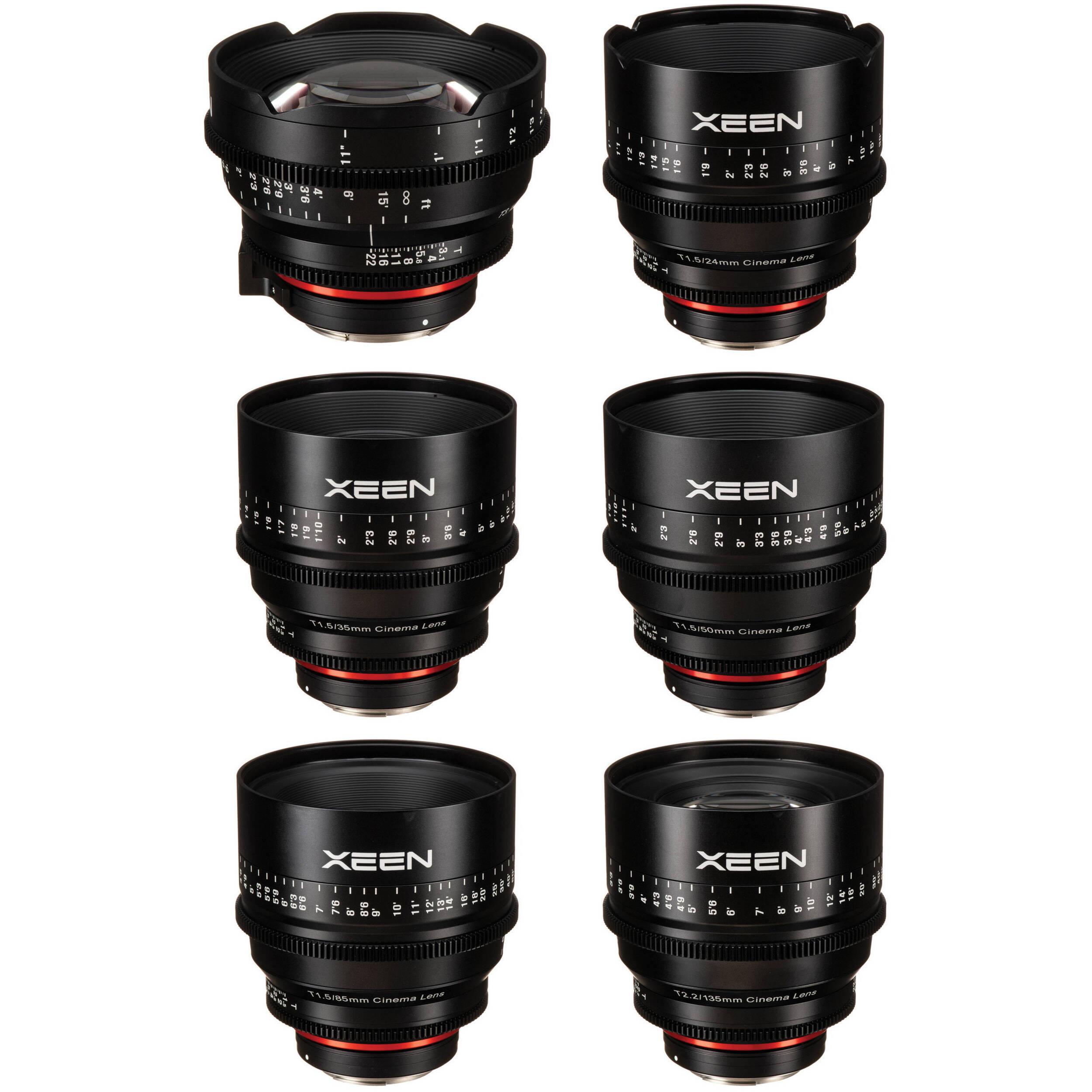 CANON XEEN lens set